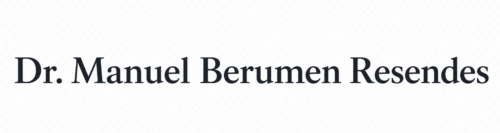 Dr. Manuel Berumen Resendes